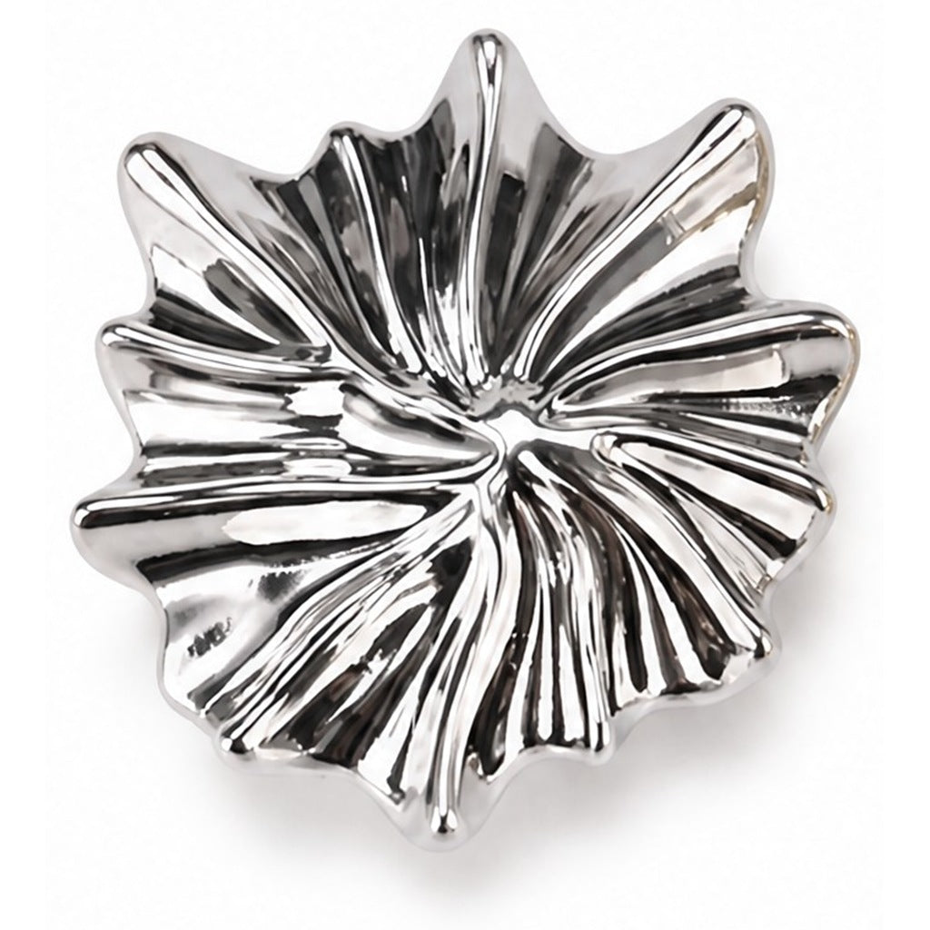 Metal Shank Buttons – Fireworks Petal Design, Zinc Alloy, Gold & Silver, for Coats & Knitwear