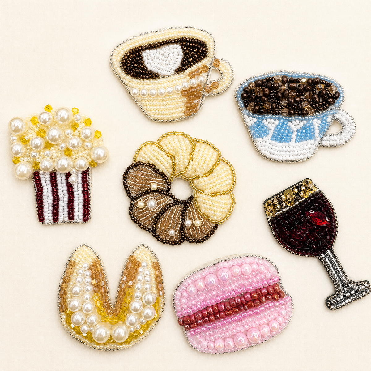 Beaded Appliqué Patches | Embellishments for Denim, Jackets & Bags