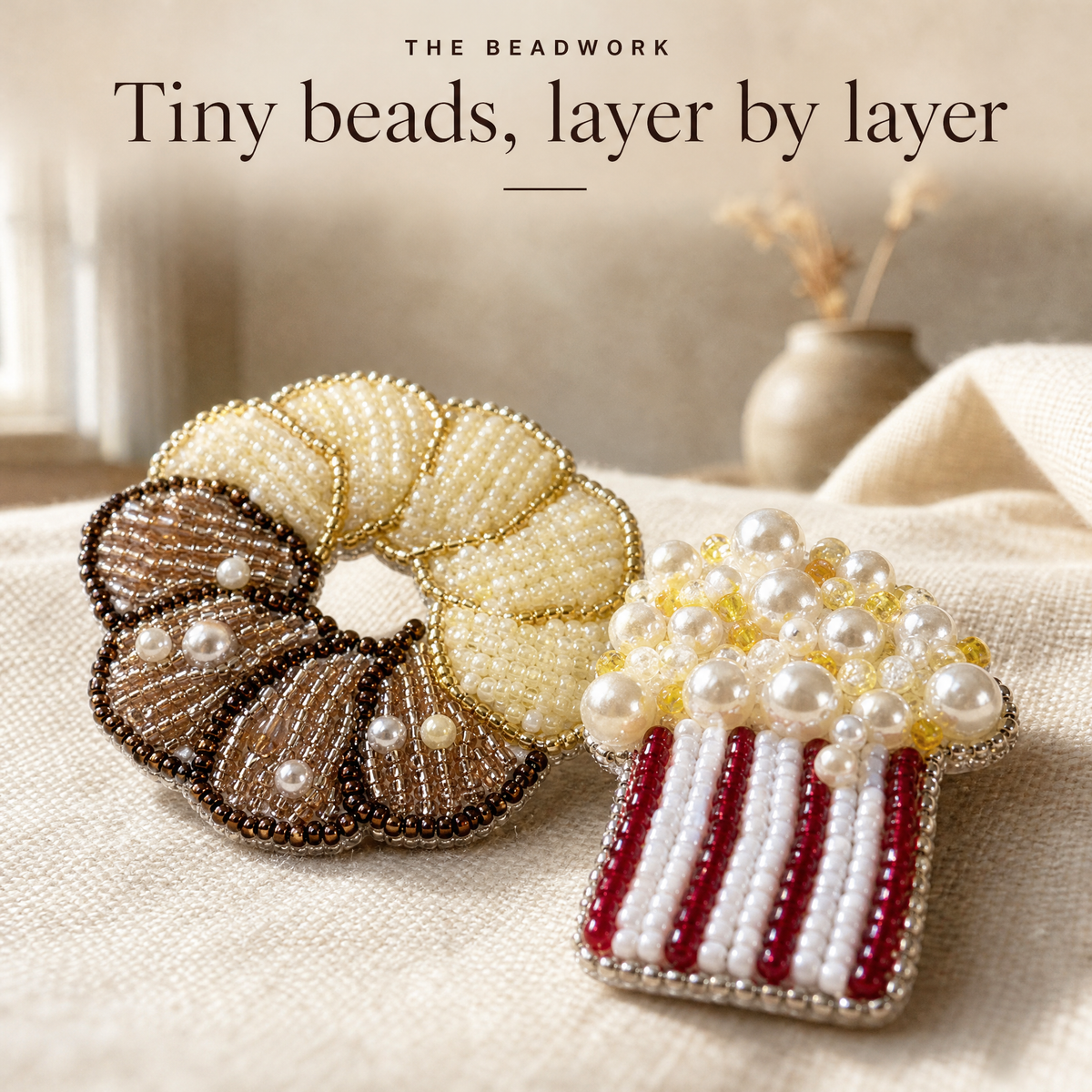 Beaded Appliqué Patches | Embellishments for Denim, Jackets & Bags