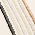Beaded Lace Trim | Sheer Ribbon for Bridal, Hems & Cushions