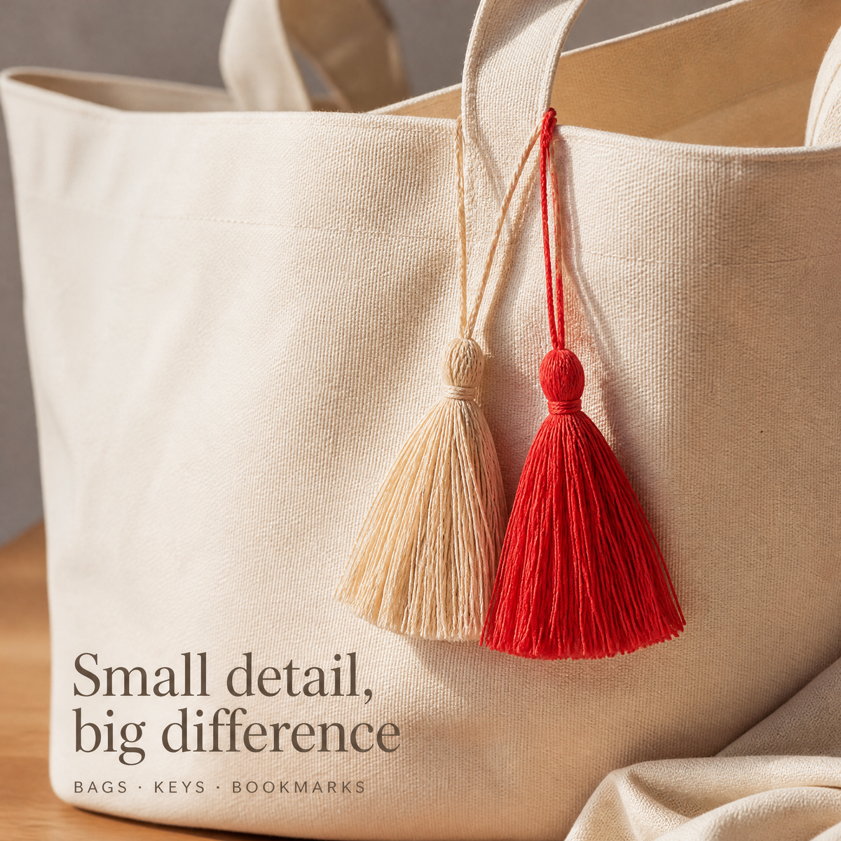 Yarn Tassels | Colorful Tassel Charms for Bags, Keys & Bookmarks