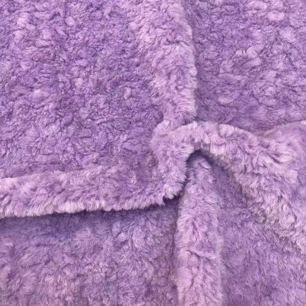 Factory Direct 100% Polyester Sherpa Fleece Fabric Imitation Cashmere Brushed Cashmere 800g