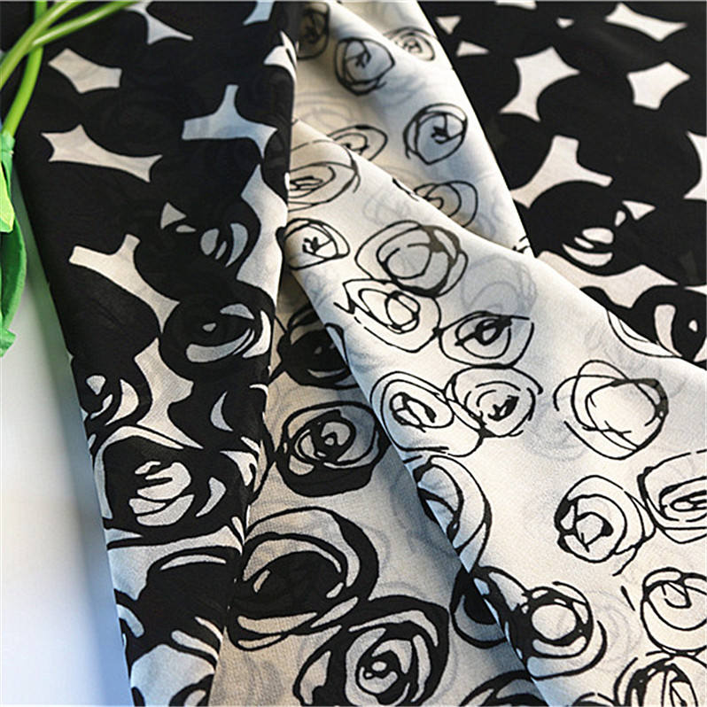 High Quality Custom Print Floral Embroidered Sequins Polyester Plain Woven Imitation Silk Satin Fabric for Dress Home Textile