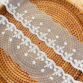 Water-Soluble Lace Trim – Embroidered Edging for Sewing & Dressmaking