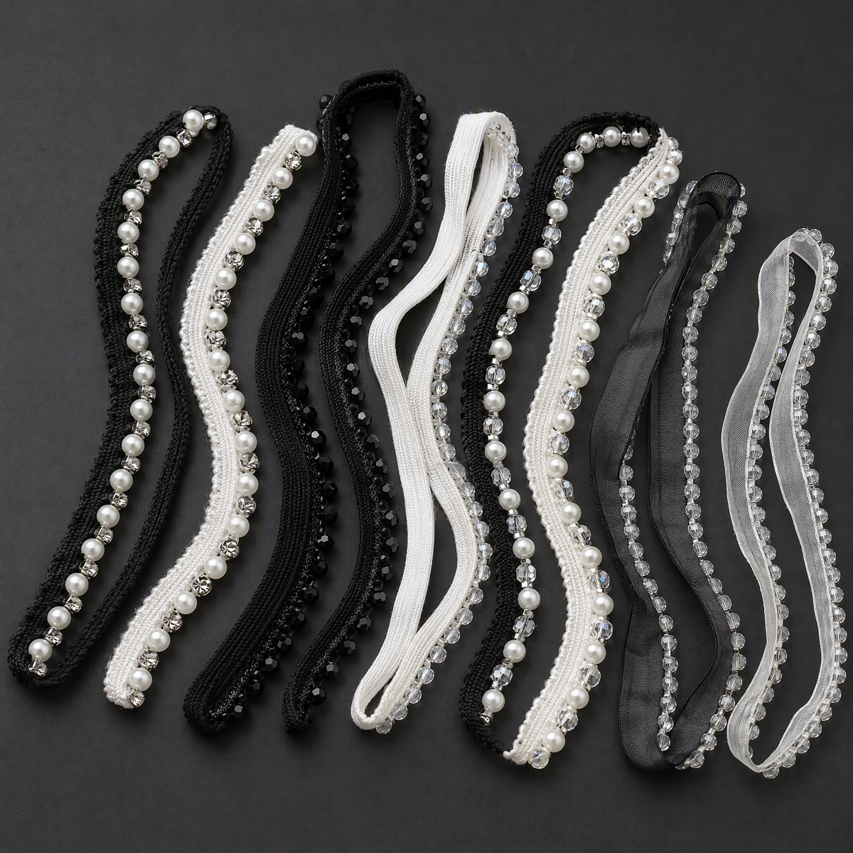 Beaded Trim | Pearl-Effect & Crystal-Look Edging for Bridal Sewing